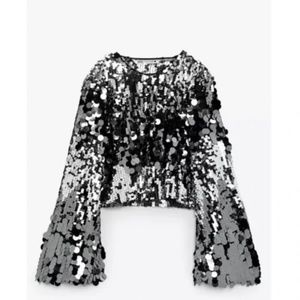 COPY - ZARA Sequin Top